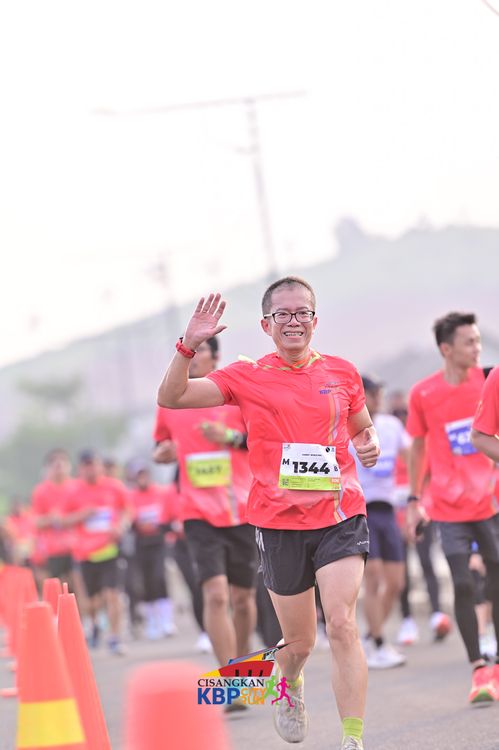 Race photo from CISANGKAN KBP CITY RUN 2025