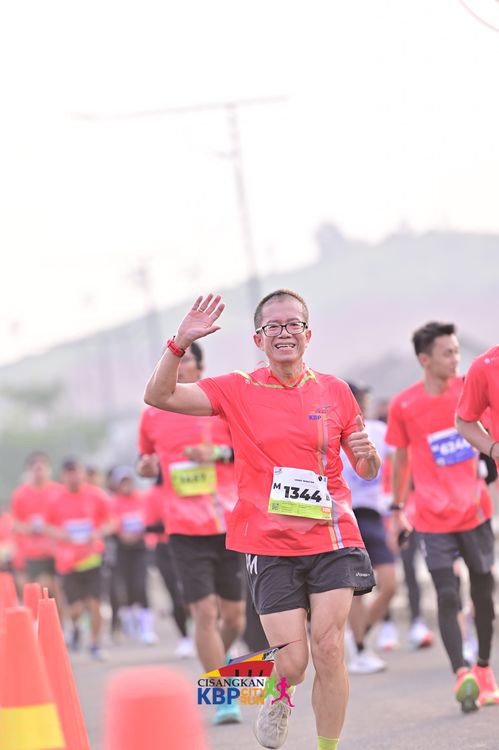 Race photo from CISANGKAN KBP CITY RUN 2025