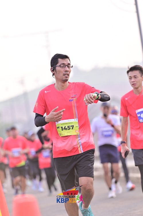 Race photo from CISANGKAN KBP CITY RUN 2025