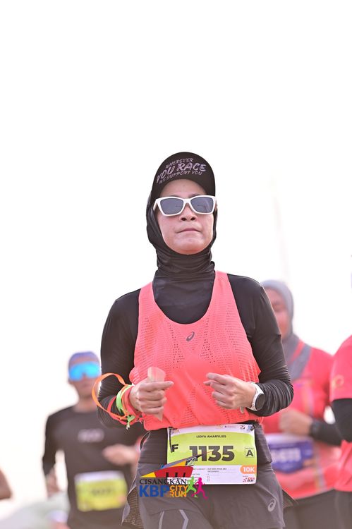 Race photo from CISANGKAN KBP CITY RUN 2025