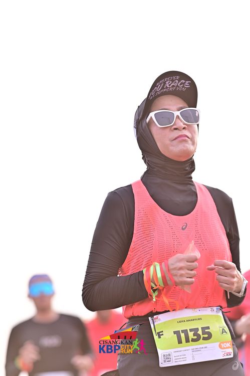 Race photo from CISANGKAN KBP CITY RUN 2025