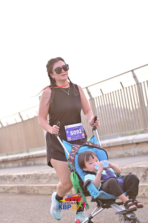 Race photo from CISANGKAN KBP CITY RUN 2025