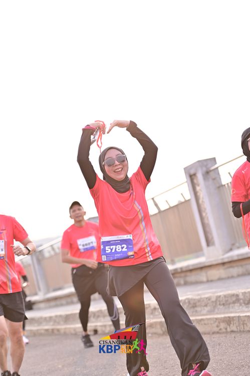 Race photo from CISANGKAN KBP CITY RUN 2025