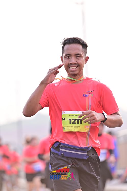 Race photo from CISANGKAN KBP CITY RUN 2025