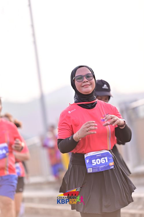 Race photo from CISANGKAN KBP CITY RUN 2025