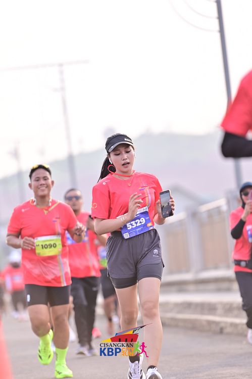 Race photo from CISANGKAN KBP CITY RUN 2025