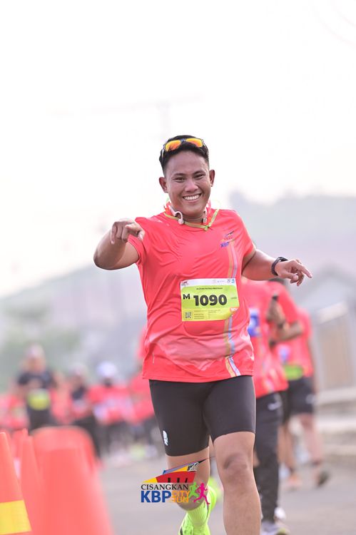 Race photo from CISANGKAN KBP CITY RUN 2025