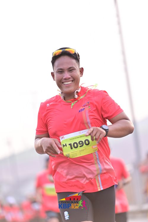 Race photo from CISANGKAN KBP CITY RUN 2025
