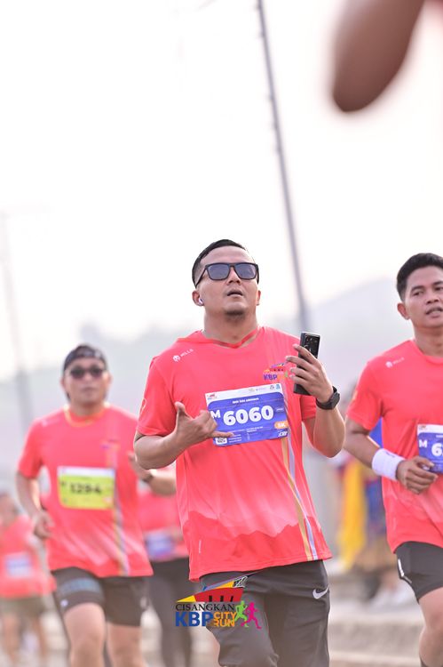 Race photo from CISANGKAN KBP CITY RUN 2025