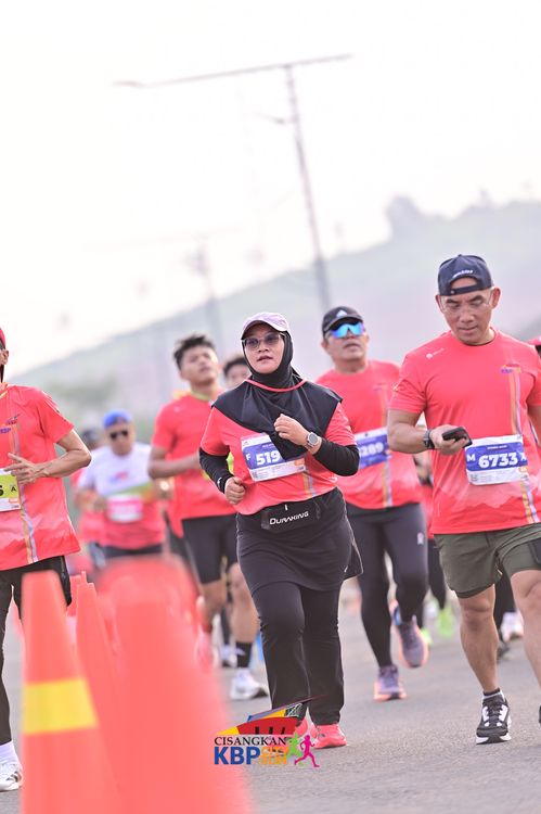 Race photo from CISANGKAN KBP CITY RUN 2025