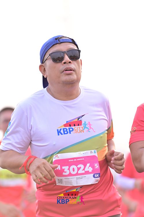 Race photo from CISANGKAN KBP CITY RUN 2025
