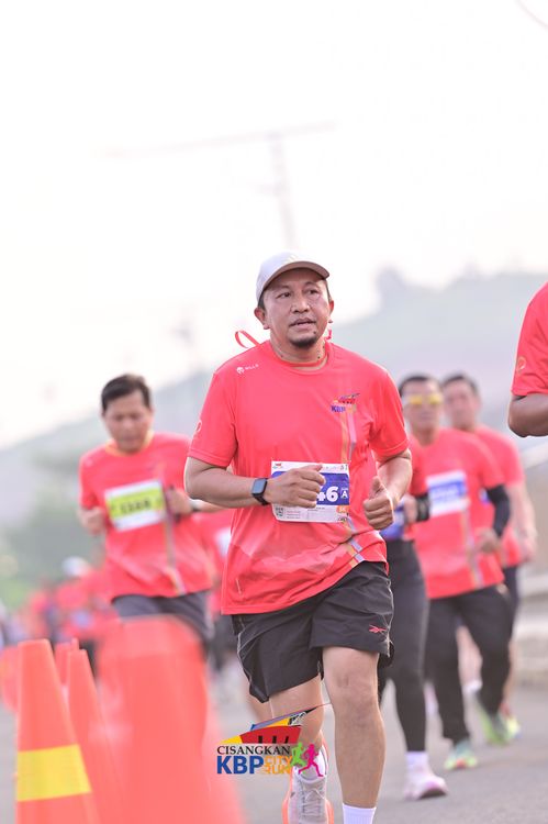 Race photo from CISANGKAN KBP CITY RUN 2025