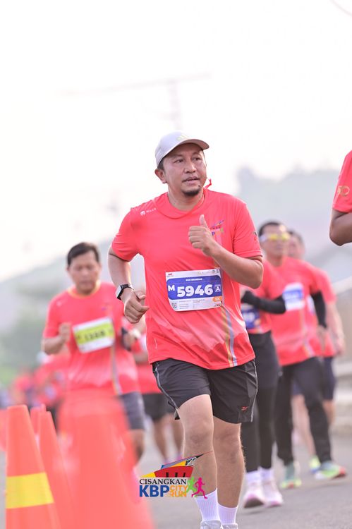 Race photo from CISANGKAN KBP CITY RUN 2025