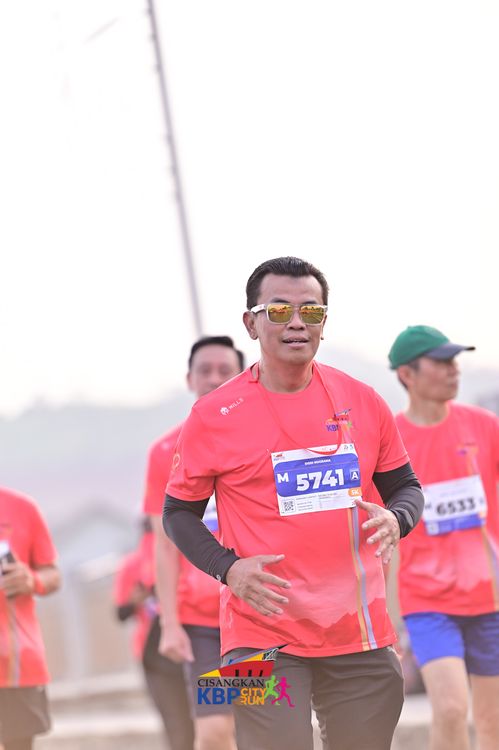 Race photo from CISANGKAN KBP CITY RUN 2025