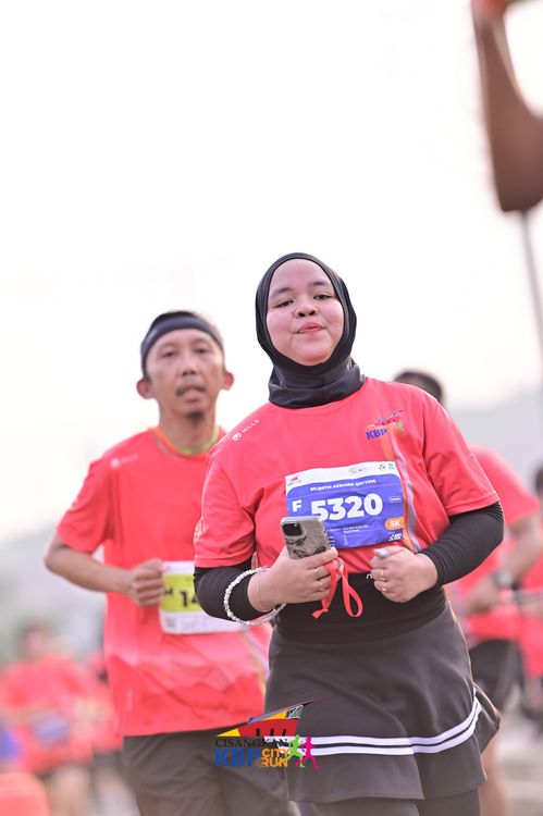 Race photo from CISANGKAN KBP CITY RUN 2025