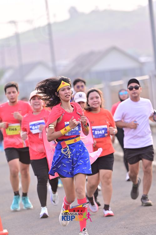 Race photo from CISANGKAN KBP CITY RUN 2025