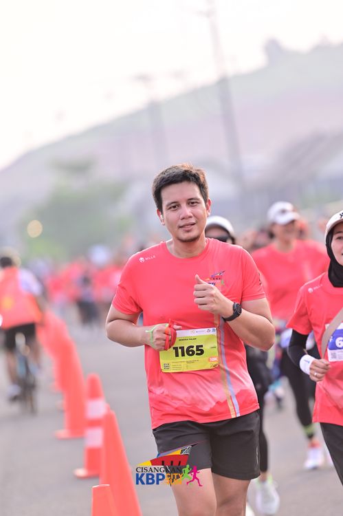 Race photo from CISANGKAN KBP CITY RUN 2025