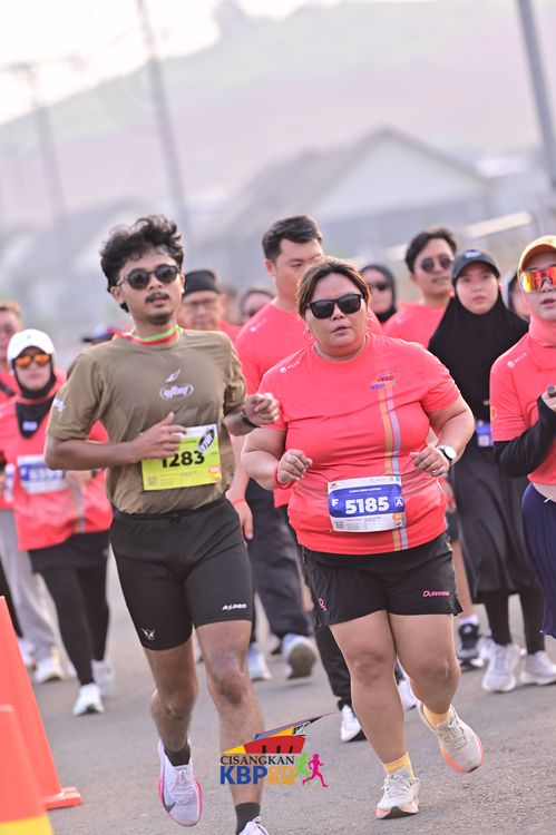 Race photo from CISANGKAN KBP CITY RUN 2025