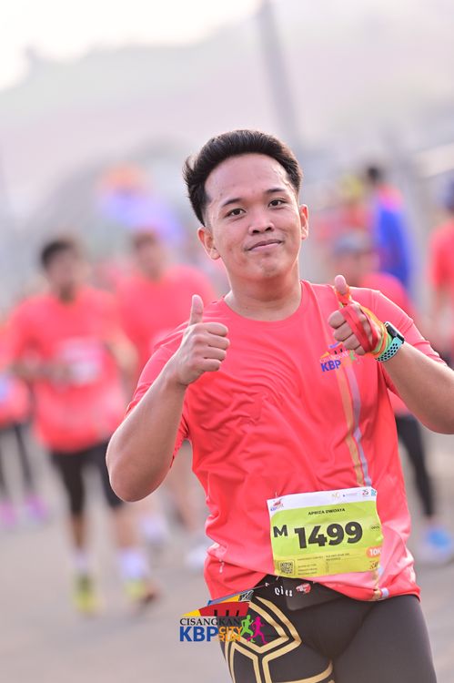 Race photo from CISANGKAN KBP CITY RUN 2025