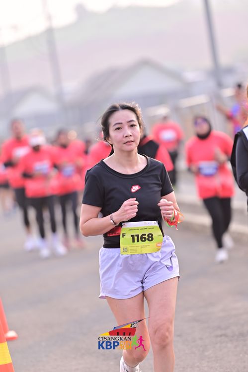 Race photo from CISANGKAN KBP CITY RUN 2025