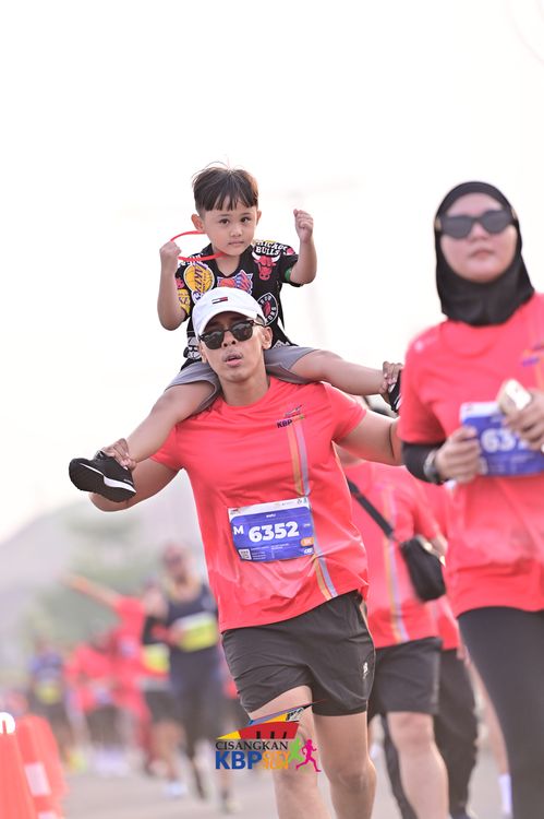 Race photo from CISANGKAN KBP CITY RUN 2025