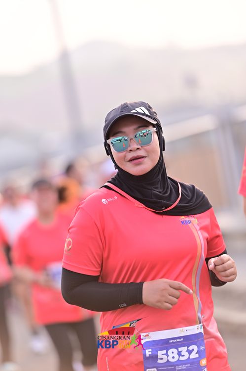 Race photo from CISANGKAN KBP CITY RUN 2025