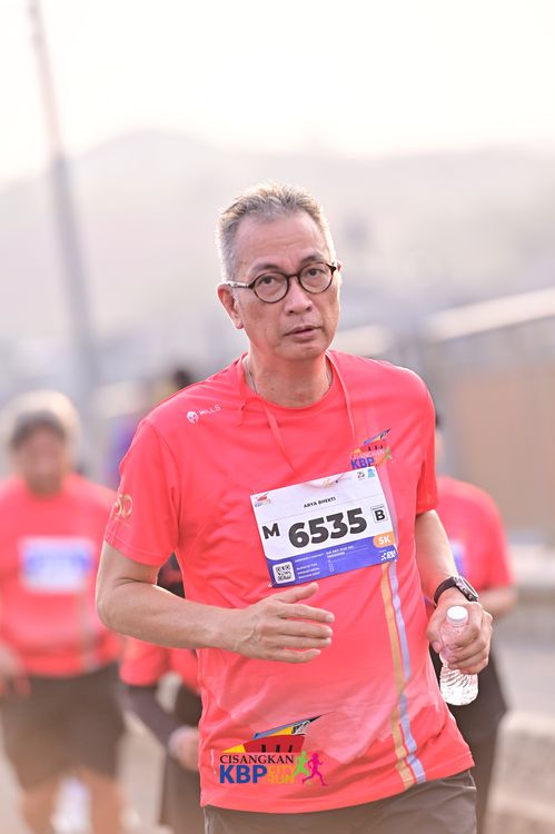 Race photo from CISANGKAN KBP CITY RUN 2025
