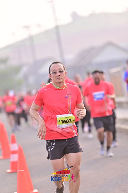 Race photo from CISANGKAN KBP CITY RUN 2025