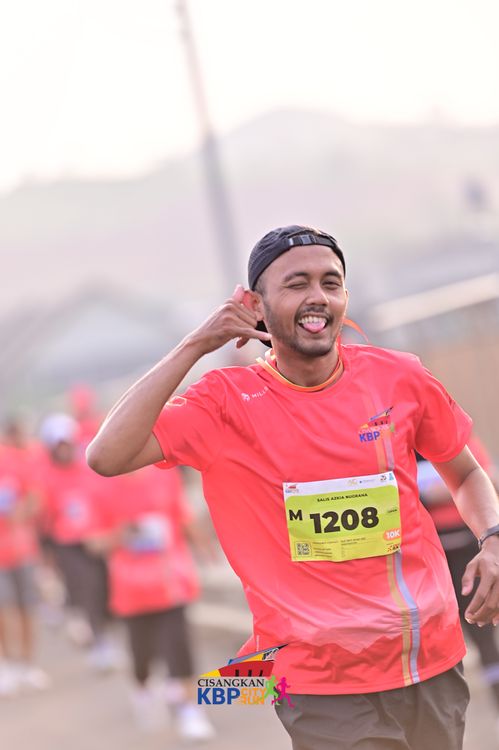 Race photo from CISANGKAN KBP CITY RUN 2025