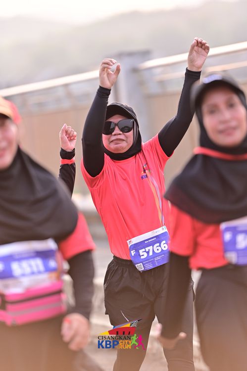 Race photo from CISANGKAN KBP CITY RUN 2025