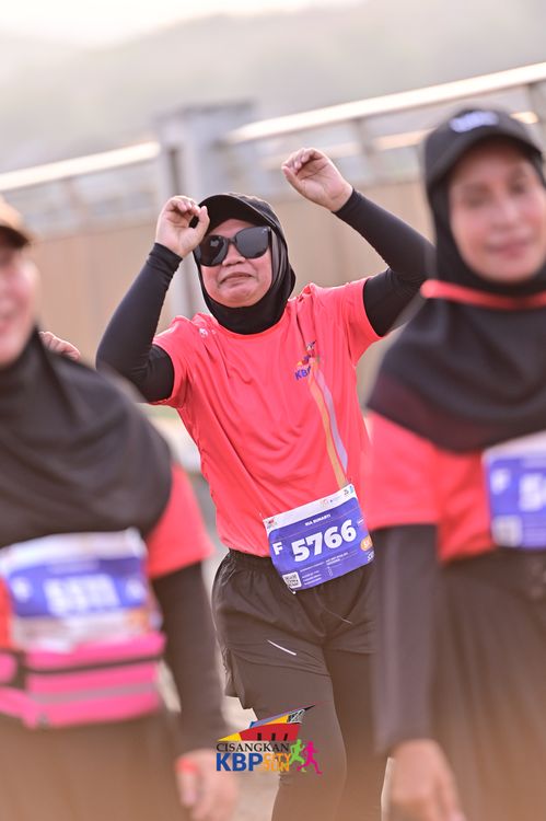 Race photo from CISANGKAN KBP CITY RUN 2025
