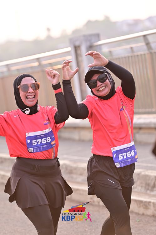 Race photo from CISANGKAN KBP CITY RUN 2025