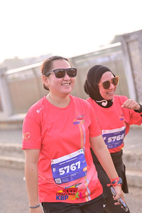 Race photo from CISANGKAN KBP CITY RUN 2025