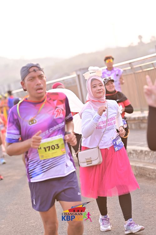 Race photo from CISANGKAN KBP CITY RUN 2025