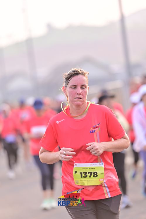 Race photo from CISANGKAN KBP CITY RUN 2025