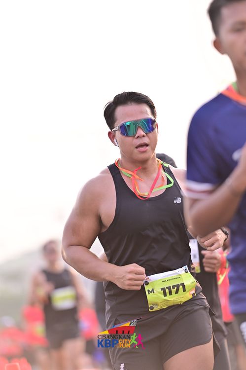 Race photo from CISANGKAN KBP CITY RUN 2025