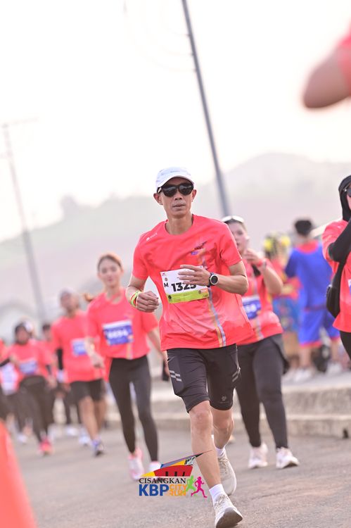 Race photo from CISANGKAN KBP CITY RUN 2025