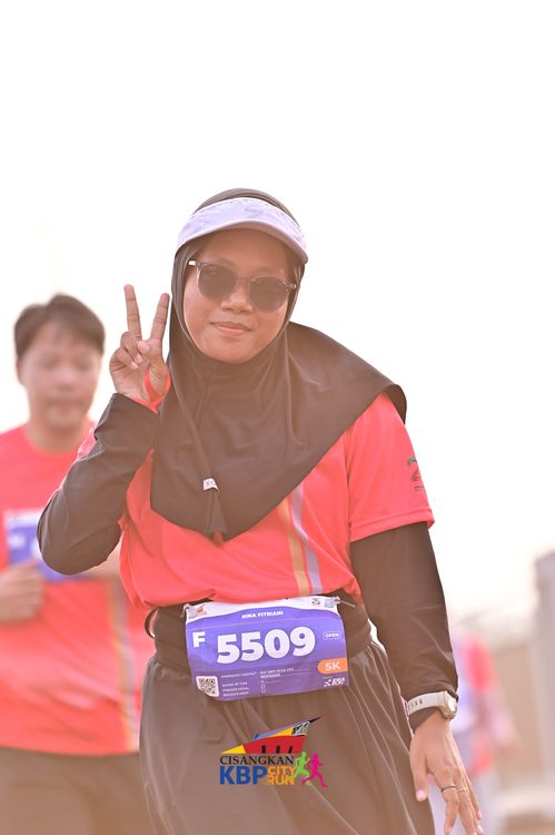 Race photo from CISANGKAN KBP CITY RUN 2025