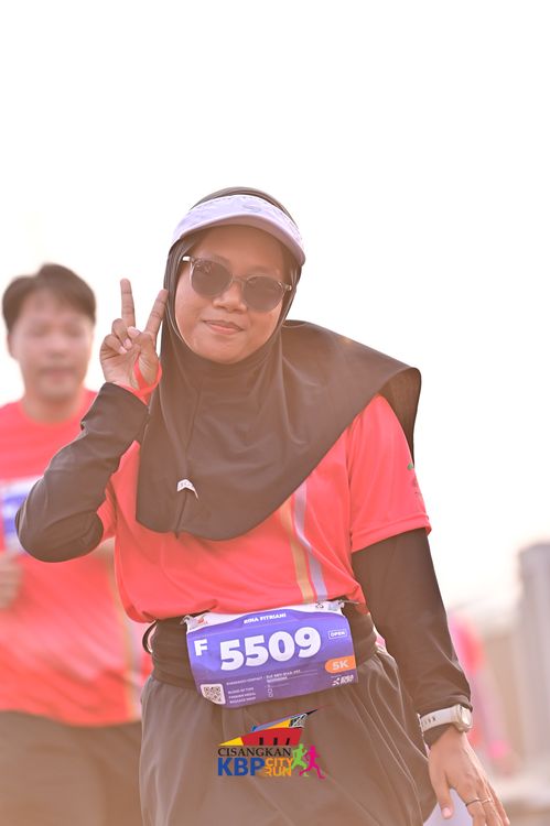 Race photo from CISANGKAN KBP CITY RUN 2025
