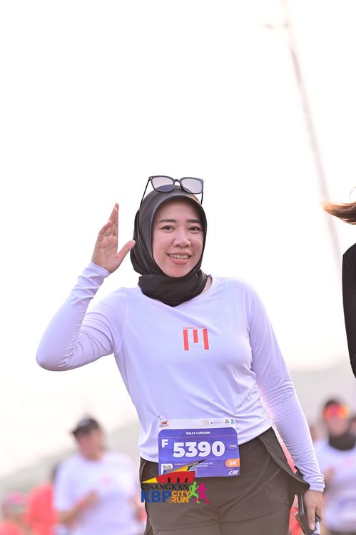 Race photo from CISANGKAN KBP CITY RUN 2025
