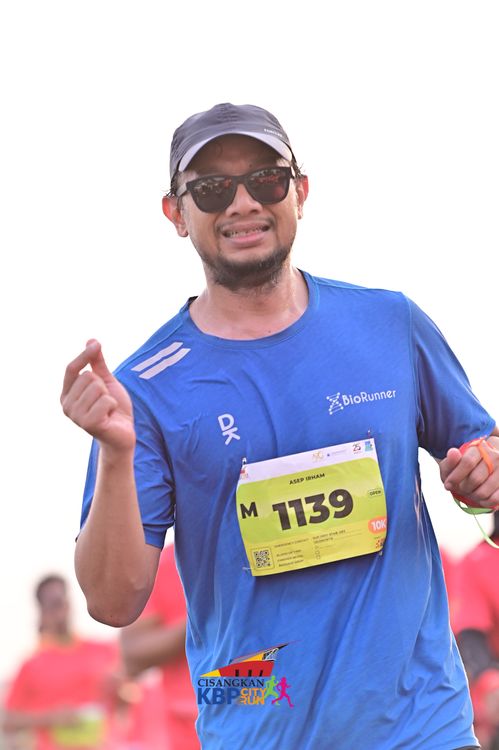 Race photo from CISANGKAN KBP CITY RUN 2025