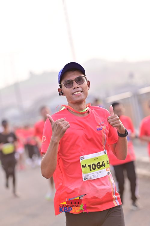 Race photo from CISANGKAN KBP CITY RUN 2025