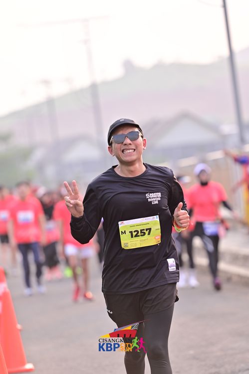 Race photo from CISANGKAN KBP CITY RUN 2025