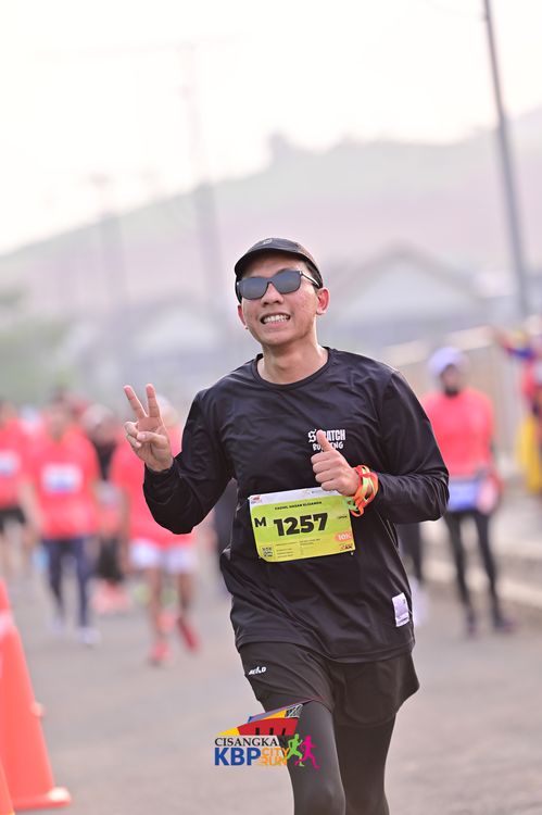 Race photo from CISANGKAN KBP CITY RUN 2025