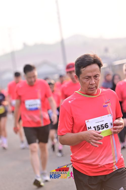 Race photo from CISANGKAN KBP CITY RUN 2025