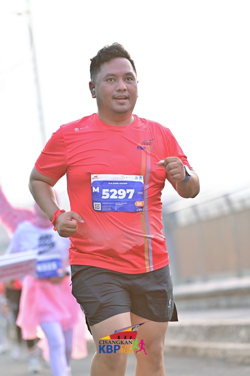 Race photo from CISANGKAN KBP CITY RUN 2025