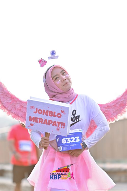 Race photo from CISANGKAN KBP CITY RUN 2025