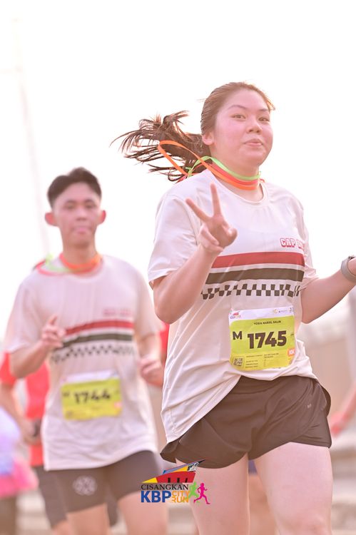 Race photo from CISANGKAN KBP CITY RUN 2025