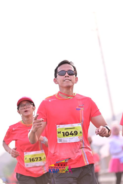 Race photo from CISANGKAN KBP CITY RUN 2025