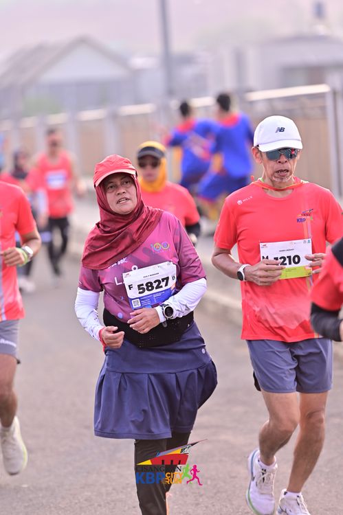 Race photo from CISANGKAN KBP CITY RUN 2025